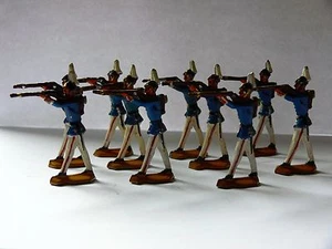 Zinnfiguren stehend 6x - Bild 1 von 1
