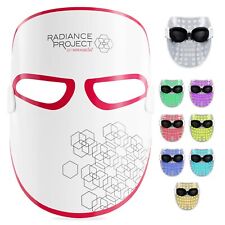 7-Color LED Light Therapy Mask, LED Face Mask with Near Infrared Light, Light...