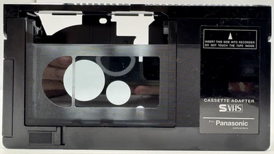 Adaptador de cinta de casete Panasonic S-VHS a VHS hecho en Japón - probado funciona muy bien Foto 1 de 4