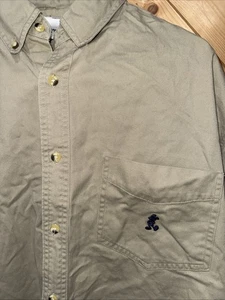 Camisa de vestir con botones XL Mickey Mouse 100% algodón Walt Disney World - Imagen 1 de 4