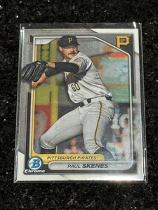 Bowman #BCP-125 2024 Paul Skenes Chrome Prospects Pittsburgh Pirates - Imagen 1 de 2
