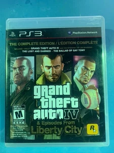 Grand Theft Auto IV The Complete Edition (Playstation 3, PS3) Complete CIB - Foto 1 di 7