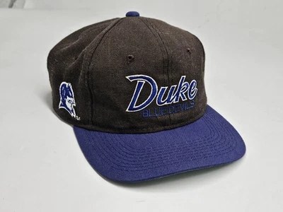 De colección Duke Blue Devils Deportes Especialidades Script Snapback Sombrero Desteñido Años 90  Foto 1 de 4