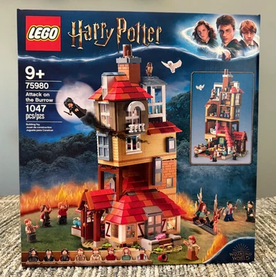 Lego Harry Potter Attack on the Burrow 75980 NEW FACTORY SEALED BOX - Image 1 of 4