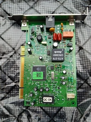 Conexant Chipset 56kbps PCI Fax Modem Card Wyse Model WS-5614HSMG New Old Stock - Image 1 of 4