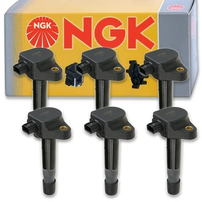 6 pc NGK 49020 U5304 Ignition Coils for UF624 UF603 UF-624 UF-603 IGC0056 ie - Image 1 of 4
