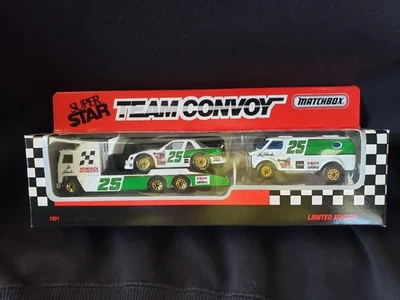 Matchbox Super Star Team Convoy Ken Schrader #25 Hendrick Racing 1/64 Vtg 1991 - Image 1 of 3