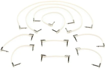 Ernie Ball P06387 Flat Ribbon Pedalboard Patch Cable - Right Angle to Right - Image 1 of 4