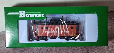 Pennsylvania RR N5c Center Cupola caboose 477991 w/ Tphone Bowser 43396 HO RTR - Image 1 of 3