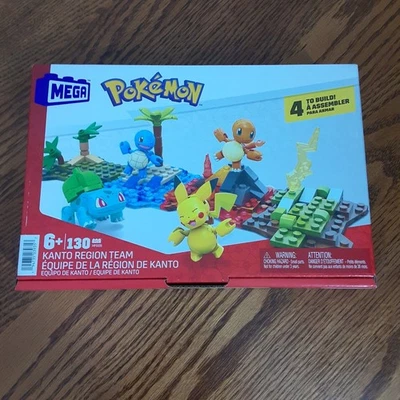 Pokemon Mega Construx: Kanto Region Team: Original Starters Building Set - Image 1 of 4