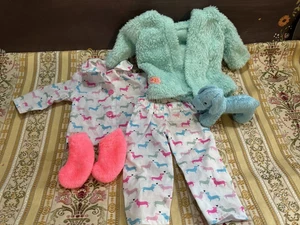 Lote de pijamas de felpa Our Generation 18" para muñeca Dachshund perro - Imagen 1 de 11