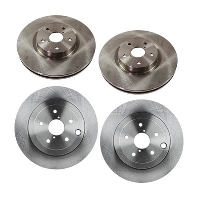 Front and Rear Disc Brake Rotors For 2008-2014 Subaru Impreza All Wheel Drive - Image 1 of 4