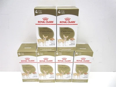 24 Royal Canin 3 oz Chihuahua pan adulto en salsa comida húmeda para perros 8/26-6 paquetes de 4 Foto 1 de 4