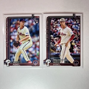 2025 Topps Update Mick Abel (2) Card Lot - Base Rookie Card + Debut RC - Picture 1 of 3