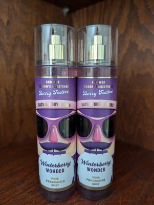 Bath & Body Works WinterBERRY WONDER 精细身体喷雾 8 液量盎司 2 件装 — 第 1/2 张图片
