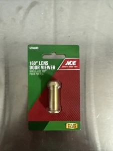 ACE 160 Deg. Lens Door Viewer Solid Brass #5298849 - Picture 1 of 2