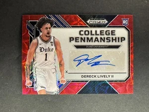 Dereck Lively II 2023 Panini Prizm Draft Rookie Penmanship Auto /40 #CP-DLV - Picture 1 of 2