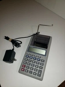 Genuine Casio (HR-8L) F-5/4-Cut Printing Calculator w/ Power Supply Included - Picture 1 of 4