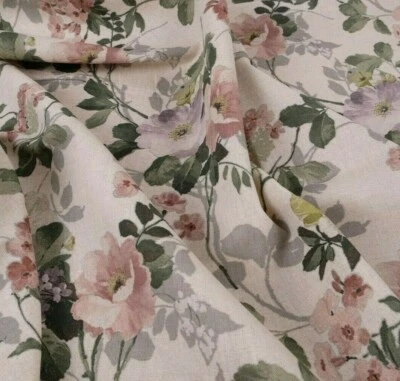 Pure 100%linen flower  Soft Fabric 180gsm Flax Clothing fashion flower - Image 1 of 4