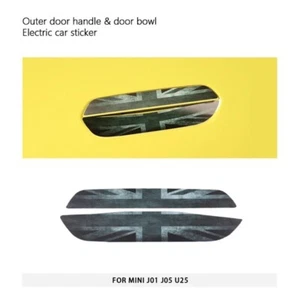 2/4PC Door Handle Sticker Trim For MINI J01 J05 U25 Countryman Aceman Retro Jack - Picture 1 of 1