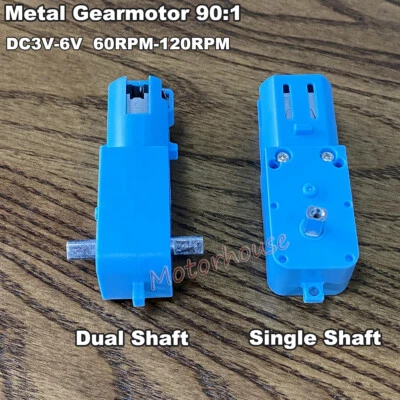 DC 5V 3V-6V 120RPM Slow Speed Micro Mini Full Gear Motor DIY Smart Car Robot Toy - Image 1 of 4