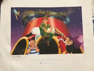 Peter Pan Print and Crew 2017 print Disney Cruise Line - Picture 1 of 6