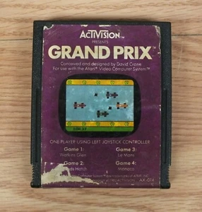 *UNGETESTET* Vintage Original Atari Spiel nur Cartridge - Grand Prix **LESEN** - Bild 1 von 3