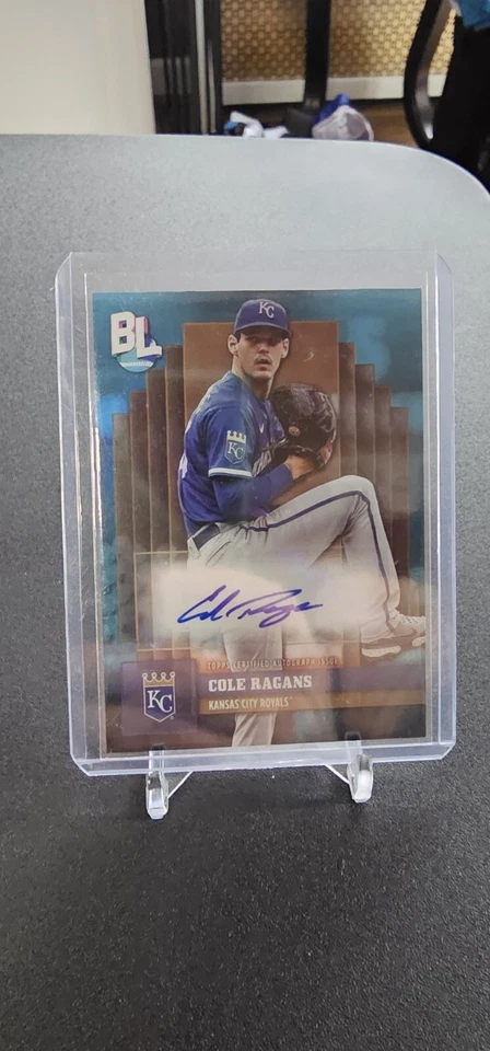 COLE RAGANS 2024 Topps Big League #BLA-CR Autograph KC Royals Rookie Auto - Image 1 of 1