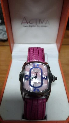 Activa Swiss Made Pink Womens Watch Model 495494 - Image 1 of 3
