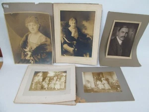 Antique Photograph Portraits Cabinet Cards Etc Foley Mishkin 5th Ave NY - Picture 1 of 8