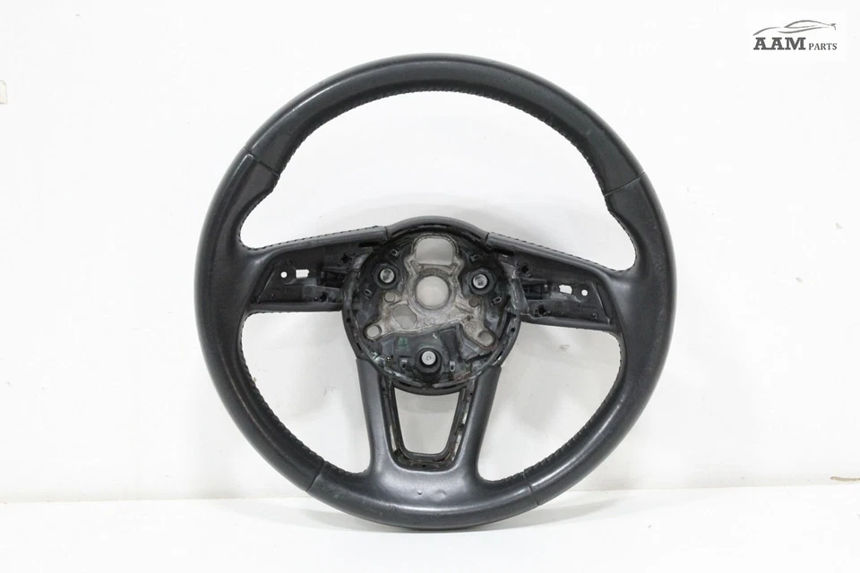 Anel de volante dianteiro esquerdo do lado do motorista Audi A5 Quattro 2018-2019 preto fabricante de equipamento original - Imagem 1 de 4