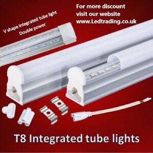 T8 LED Integrated Tube light-Batten light, complete slim light fitting(5,6)ft