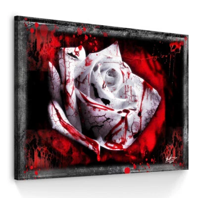 Leinwand Bildwe Blumen Abstrakt Wanddeko Wandbilder XXL Wohnzimmer Modern 3247A - Bild 1 von 4