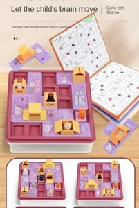Hidden Cat Clearance Board Game Baby Space Plan Logical Thinking Training Toy - Picture 1 of 26