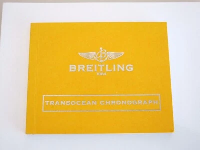 Breitling Transocean Cronógrafo Folleto de instrucciones OEM Foto 1 de 4