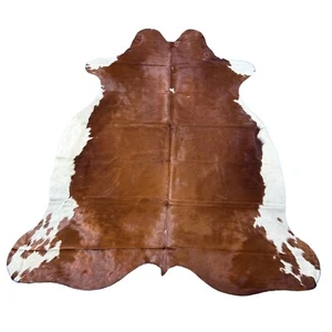 Hereford Cowhide Rug Size: 8x6.7 feet D-853 - Picture 1 of 2