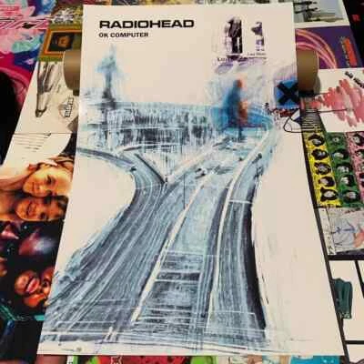 RADIOHEAD 'OK COMPUTER' ALBUM POSTER