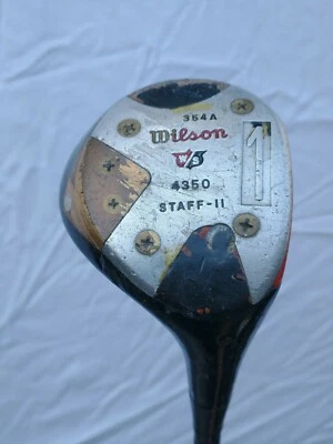 老式 Wilson Staff II 354A 4350 高尔夫球杆 1 木杆 — 第 1/2 张图片