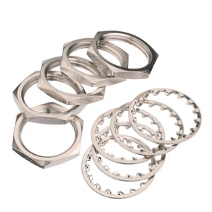 200pcs (100 set) Hex Nut & Washer N screw washer for N UHF female connector - Picture 1 of 4