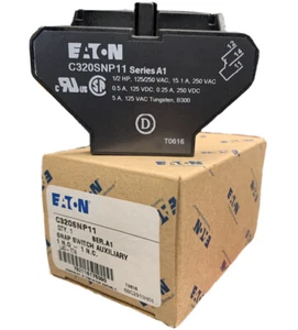 C320SNP11-A1 Eaton/Cutler Martello 1NO-1NC Interruttore a scatto ausiliario -NUOVO --SES - Foto 1 di 1
