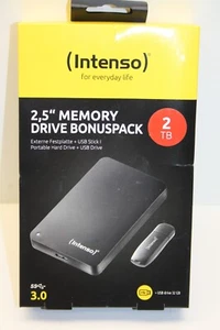 Intenso Festplatte Extern Memory Drive 2,5" Bonuspack (2TB) + USB Drive 32GB - Photo 1/4