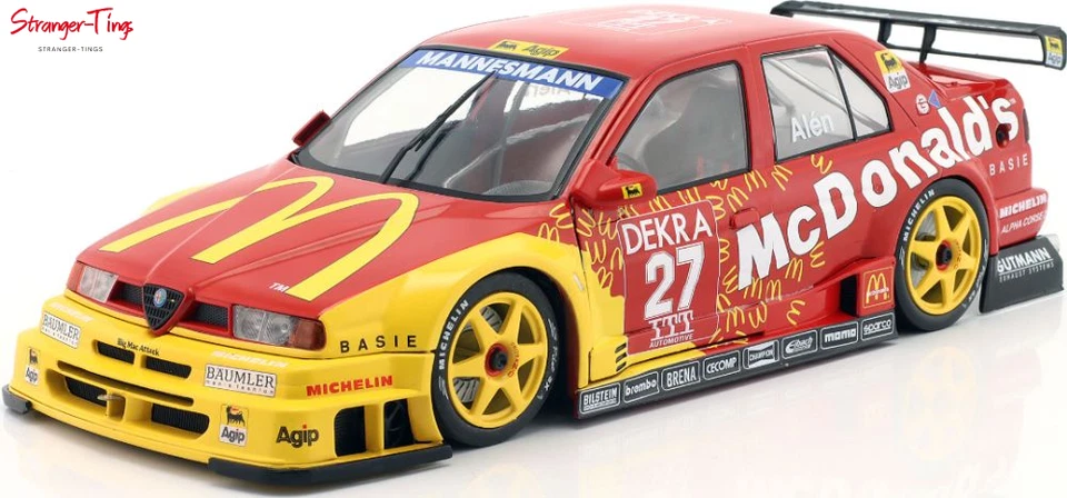 IXO Alfa Romeo 155 V6 TI #27 Markku Alen McDonald's DTM/ITC '95 1/18 Foto 1 de 1