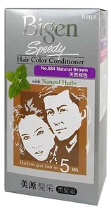 1 Pack x Bigen Speedy Hair Color Conditioner #884 Natural Brown Japan 80g Each - Picture 1 of 2