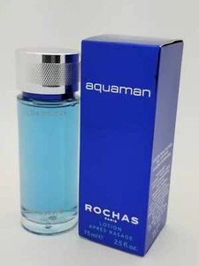 AQUAMAN BY ROCHAS 2.5OZ AFTERSHAVE APRES RASAGE UNSEALED NIB 100% AUTHENTIC - Picture 1 of 1