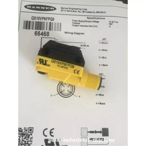 1pc Brand New BANNER QS18VP6FPQ8 Photoelectric Sensor - Picture 1 of 1
