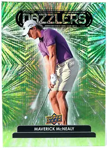 MAVERICK MCNEALY 2024 Upper Deck Golf Abbaglianti Verde - Foto 1 di 3
