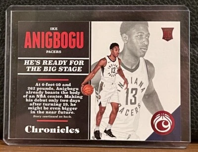 2017-18 Chronicles RED Ike Anigbogu RC 299/299 *RARE* #114 Indiana Pacers - Image 1 of 2
