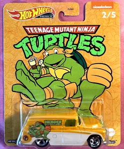 Hot Wheels Premium Teenage Mutant Ninja Turtles '55 Chevy Panel DELIVERY TRUCK - Picture 1 of 10