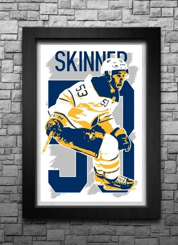 JEFF SKINNER art print/poster BUFFALO SABRES FREE S&H! JERSEY Cover
