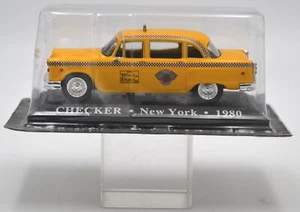 DIE CAST " CHECKER - NEW YORK - 1980 " TAXI ÉCHELLE 1/43 - Picture 1 of 1